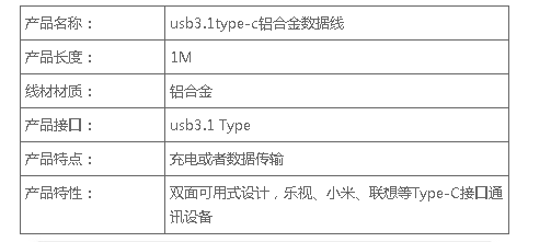 Type-C数据线