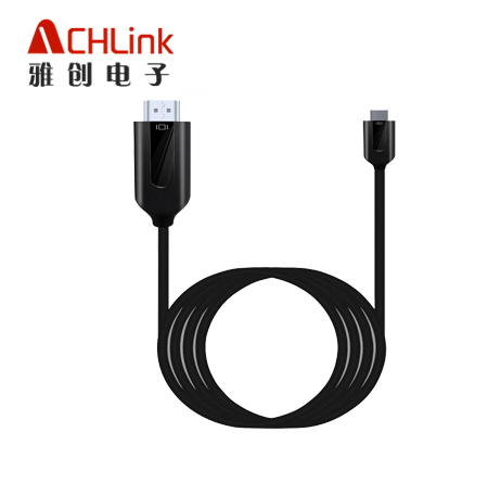 type c to 手机转高清视频转换线usb3.1 cable type c转高清线