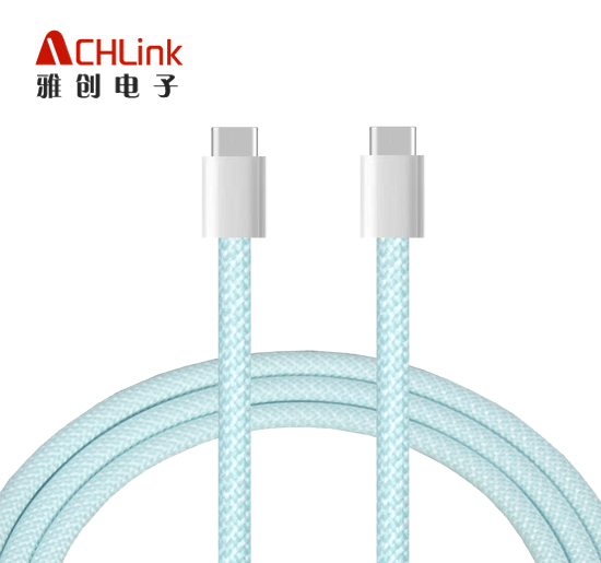 2023 Wholesale Cheap Cable Fast Charging Type C to Type C USB 2.0 Transfer Braided High Quality Raw